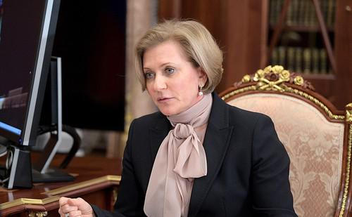 Глава Роспотребнадзора Анна Попова. Фото пресс-службы президента России. http://kremlin.ru/events/president/news/56016 Глава Роспотребнадзора Анна Попова. Фото пресс-службы президента России. http://kremlin.ru/events/president/news/56016