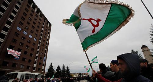 Митинг в Магасе. Октябрь 2019 года. Фото: REUTERS/Maxim Shemetov Митинг в Магасе. Октябрь 2019 года. Фото: REUTERS/Maxim Shemetov