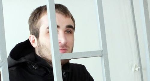 Жалауди Гериев в зале суда. Фото корреспондента "Кавказского узла" Жалауди Гериев в зале суда. Фото корреспондента "Кавказского узла"