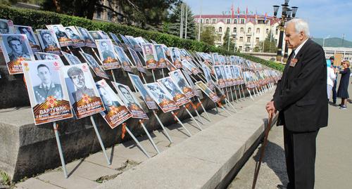 Акция "Бессмертный полк" в Нагорном Карабахе. Фото Алвард Григорян для "Кавказского узла" Акция "Бессмертный полк" в Нагорном Карабахе. Фото Алвард Григорян для "Кавказского узла"
