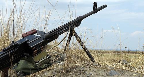 Боевое оружие на позиции армии НКР. Фото Алвард Григорян для "Кавказского узла" Боевое оружие на позиции армии НКР. Фото Алвард Григорян для "Кавказского узла"