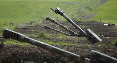 На линии соприкосновения Нагорном Карабахе. Фото: REUTERS/Staff/File Photo На линии соприкосновения Нагорном Карабахе. Фото: REUTERS/Staff/File Photo