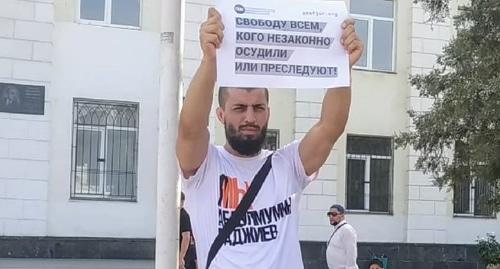Муртазали Хачалаев. Фото: Ильяс Капиев для "Кавказского узла". Муртазали Хачалаев. Фото: Ильяс Капиев для "Кавказского узла".