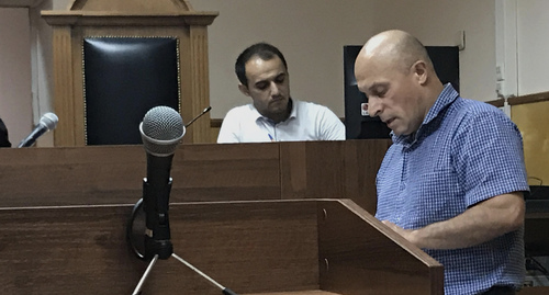 Адвокат Рафидин Курбанов требует в суде отменить решение об аресте его подзащитного. 12 июля 2019 г. Фото Патимат Махмудовой для "Кавказского узла" Адвокат Рафидин Курбанов требует в суде отменить решение об аресте его подзащитного. 12 июля 2019 г. Фото Патимат Махмудовой для "Кавказского узла"