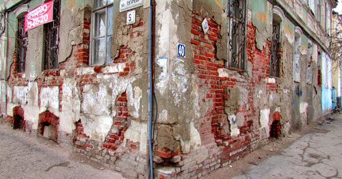 Разрушающееся здание. Фото Вячеслава Ященко для "Кавказского узла" Разрушающееся здание. Фото Вячеслава Ященко для "Кавказского узла"