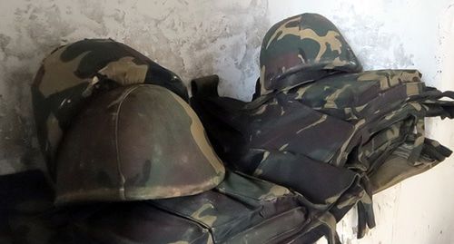 Воинское обмундирование. Фото Алвард Григорян для "Кавказского узла" Воинское обмундирование. Фото Алвард Григорян для "Кавказского узла"