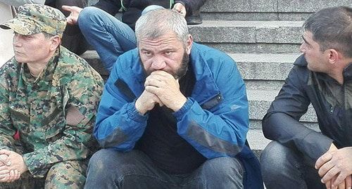 Заза Саралидзе (в центре). Фото Инны Кукуджановой для "Кавказского узла" Заза Саралидзе (в центре). Фото Инны Кукуджановой для "Кавказского узла"
