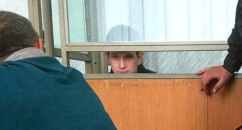 Ян Сидоров в суде. Фото Константина Волгина для "Кавказского узла" Ян Сидоров в суде. Фото Константина Волгина для "Кавказского узла"