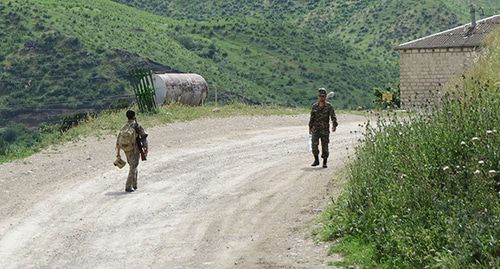 Военнослужащие армии НКР. Фото Алвард Григорян для "Кавказского узла" Военнослужащие армии НКР. Фото Алвард Григорян для "Кавказского узла"
