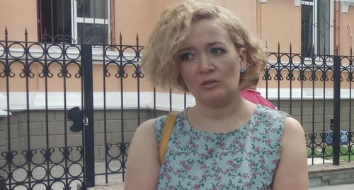 Анастасия Шевченко, 25 июня 2019 года. Фото Константина Волгина для "Кавказского узла". Анастасия Шевченко, 25 июня 2019 года. Фото Константина Волгина для "Кавказского узла".