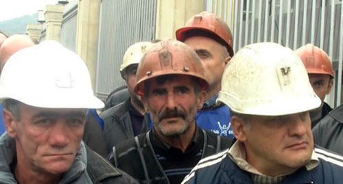 Шахтеры. Фото Беслана Кмузова для "Кавказского узла" Шахтеры. Фото Беслана Кмузова для "Кавказского узла"