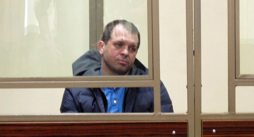 Андрей Виноградов в зале суда, ноябрь 2018 года. Фото Константина Волгина для "Кавказского узла"
Андрей Виноградов в зале суда, ноябрь 2018 года. Фото Константина Волгина для "Кавказского узла"