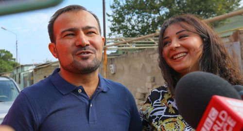 Журналист Сеймур Хази после освобождения. 29.08.20 Фото: Азиза Каримова для "Кавказского узла" Журналист Сеймур Хази после освобождения. 29.08.20 Фото: Азиза Каримова для "Кавказского узла"