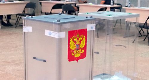 Урна для голосования. Фото Татьяны Филимоновой для "Кавказского узла". Урна для голосования. Фото Татьяны Филимоновой для "Кавказского узла".