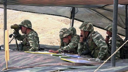 Азербайджанские военные на позициях. Сентябрь 2019 года. Фото пресс-службы Минобороны Азербайджана, https://mod.gov.az Азербайджанские военные на позициях. Сентябрь 2019 года. Фото пресс-службы Минобороны Азербайджана, https://mod.gov.az