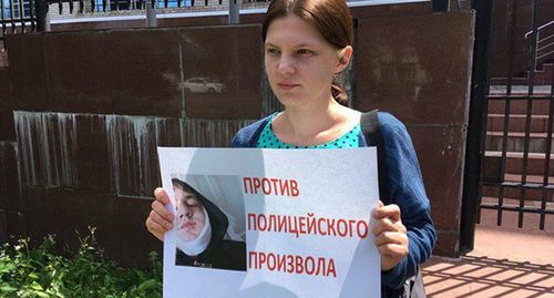 Юлия Мельниченко на одиночном пикете. Скриншот с личной страницы
https://t.me/ASAndreySabinin Юлия Мельниченко на одиночном пикете. Скриншот с личной страницы
https://t.me/ASAndreySabinin