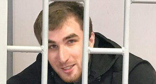 Жалауди Гериев в зале суда. Фото Патимат Махмудовой для "Кавказского узла" Жалауди Гериев в зале суда. Фото Патимат Махмудовой для "Кавказского узла"