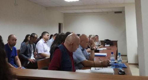Заседание по делу о смерти жителя Владикавказа Владимира Цкаева. Фото Эммы Марзоевой для "Кавказского узла" Заседание по делу о смерти жителя Владикавказа Владимира Цкаева. Фото Эммы Марзоевой для "Кавказского узла"