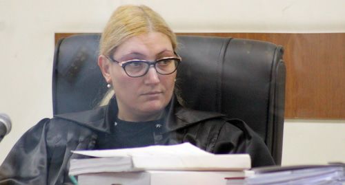 Судья Анна Данибекян. Фото Тиграна Петросяна для "Кавказского узла" Судья Анна Данибекян. Фото Тиграна Петросяна для "Кавказского узла"