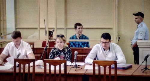 Участники процесса по делу о подготовке беспорядков в Ростове-на-Дону. Фото Константина Волгина для "Кавказского узла" Участники процесса по делу о подготовке беспорядков в Ростове-на-Дону. Фото Константина Волгина для "Кавказского узла"