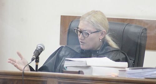Судья Анна Данибекян. Фото Тиграна Петросяна для "Кавказского узла" Судья Анна Данибекян. Фото Тиграна Петросяна для "Кавказского узла"