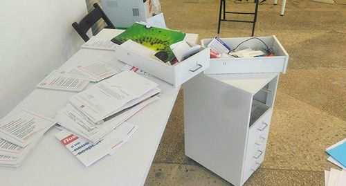 На месте обыска в штабе Навального в Ставрополе. Фото: Пресс-служба штаба Навального в Ставрополе https://shtab.navalny.com/hq/stavropol/2754/ На месте обыска в штабе Навального в Ставрополе. Фото: Пресс-служба штаба Навального в Ставрополе https://shtab.navalny.com/hq/stavropol/2754/