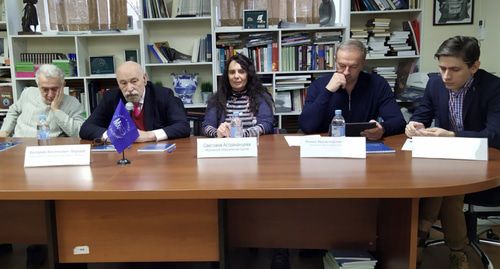 Участники конференции. Фото Гора Алексаняна для "Кавказского узла" Участники конференции. Фото Гора Алексаняна для "Кавказского узла"