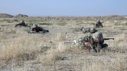 Азербайджанские солдаты. Фото: пресс-служба Минобороны Азербайджана. https://mod.gov.az Азербайджанские солдаты. Фото: пресс-служба Минобороны Азербайджана. https://mod.gov.az