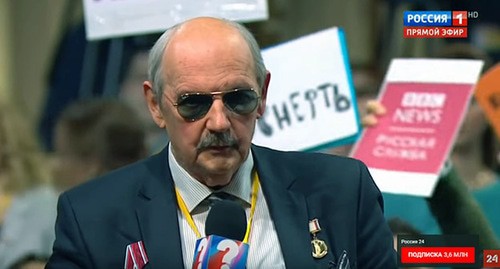 Президент Российского фонда образования Сергей Комков. Стоп-кадр видео канала YouTube "Россия 24" https://www.youtube.com/watch?v=CVwWToiXLnU
