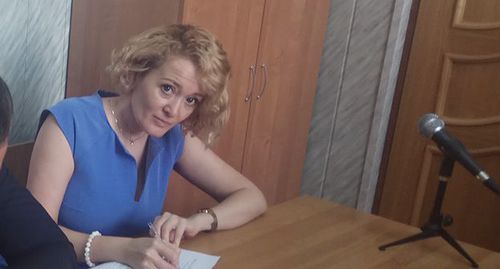 Анастасия Шевченко в зале суда. Фото Константина Волгина для "Кавказского узла" Анастасия Шевченко в зале суда. Фото Константина Волгина для "Кавказского узла"