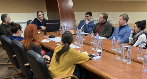 Участники семинара "Гендер на Северном Кавказе". Фото Олега Краснова для "Кавказского узла". Участники семинара "Гендер на Северном Кавказе". Фото Олега Краснова для "Кавказского узла".