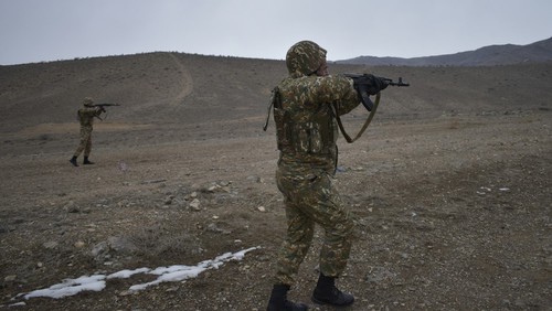 Армянские солдаты. Фото пресс-службы Минобороны Армении, http://www.mil.am Армянские солдаты. Фото пресс-службы Минобороны Армении, http://www.mil.am