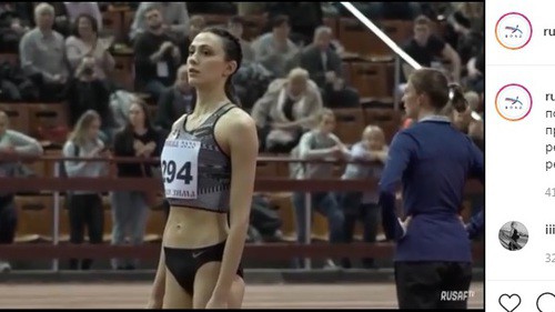 Мария Ласицкене на соревнованиях "Русская зима". Фото: скриншот со страницы rusaf_official в Instagram https://www.instagram.com/p/B8Wdr_GqaEd/ Мария Ласицкене на соревнованиях "Русская зима". Фото: скриншот со страницы rusaf_official в Instagram https://www.instagram.com/p/B8Wdr_GqaEd/