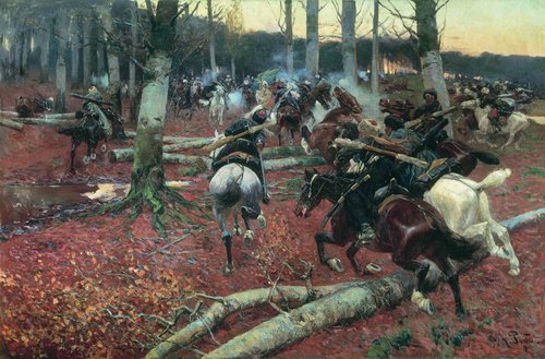 Кавказская (конная) разведка. Франц Рубо. https://ru.wikipedia.org/wiki/Кавказская_война#/media/Файл:Roubaud._Scene_from_Caucasian_war.jpg Кавказская (конная) разведка. Франц Рубо. https://ru.wikipedia.org/wiki/Кавказская_война#/media/Файл:Roubaud._Scene_from_Caucasian_war.jpg
