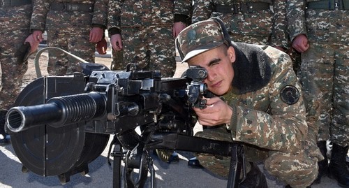 Военнослужащий армии Армении. Фото: пресс-служба МО Армении http://www.mil.am/hy/news/7148 Военнослужащий армии Армении. Фото: пресс-служба МО Армении http://www.mil.am/hy/news/7148