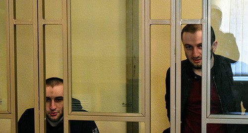 Мухтар и Исмаил Курбановы на оглашении приговора. Фото Константина Волгина для "Кавказского узла" Мухтар и Исмаил Курбановы на оглашении приговора. Фото Константина Волгина для "Кавказского узла"