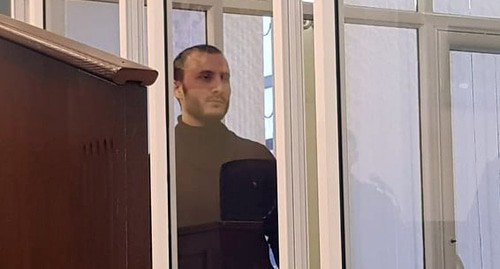 Багаудин Хаутиев в перерыве заседания по продлению меры пресечения, Ставропольский краевой суд, 18 марта 2020. Фото Аси Капаевой для "Кавказского узла" Багаудин Хаутиев в перерыве заседания по продлению меры пресечения, Ставропольский краевой суд, 18 марта 2020. Фото Аси Капаевой для "Кавказского узла"