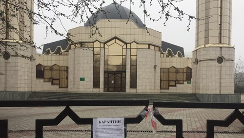 Соборная мечеть в Нальчике. Фото Людмилы Маратовой для "Кавказского узла" Соборная мечеть в Нальчике. Фото Людмилы Маратовой для "Кавказского узла"