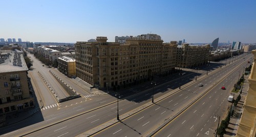 Пустые улицы Баку. Апрель 2020 г. Фото Азиза Каримова для "Кавказского узла" Пустые улицы Баку. Апрель 2020 г. Фото Азиза Каримова для "Кавказского узла"