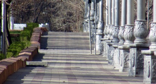 Улица Волгограда во время карантина. Фото Вячеслава Ященко для "Кавказского узла" Улица Волгограда во время карантина. Фото Вячеслава Ященко для "Кавказского узла"