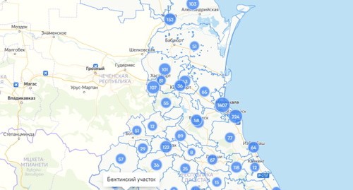 скриншот карты распространения коронавируса в Дагестане https://mydagestan.e-dag.ru скриншот карты распространения коронавируса в Дагестане https://mydagestan.e-dag.ru