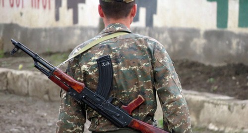 Солдат армии НКР. Фото Алвард Григорян для "Кавказского узла" Солдат армии НКР. Фото Алвард Григорян для "Кавказского узла"