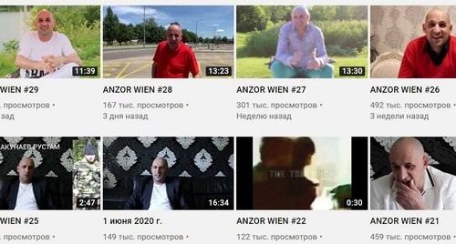 Скриншот с YouTube-канала Anzor Tscharto Beck Martin, где опубликованы видео с резкой критикой в адрес Рамзана Кадырова и его окружения Скриншот с YouTube-канала Anzor Tscharto Beck Martin, где опубликованы видео с резкой критикой в адрес Рамзана Кадырова и его окружения