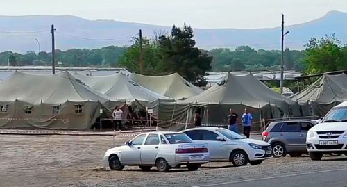 Лагерь в Кулларе. Стоп-кадр видео "Кавказского узла" Лагерь в Кулларе. Стоп-кадр видео "Кавказского узла"