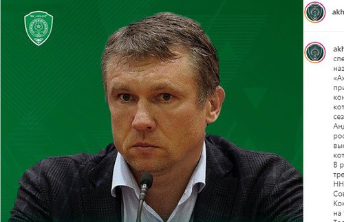 Главный тренер ФК "Ахмат" Андрей Талалаев. Фото: скриншот со страницы akhmatgrozny в Instagram https://www.instagram.com/p/CDHcgJrF_V8/ Главный тренер ФК "Ахмат" Андрей Талалаев. Фото: скриншот со страницы akhmatgrozny в Instagram https://www.instagram.com/p/CDHcgJrF_V8/