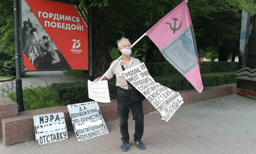Активист Владимир Васильченко. Фото Татьяны Филимоновой для "Кавказского узла". Активист Владимир Васильченко. Фото Татьяны Филимоновой для "Кавказского узла".