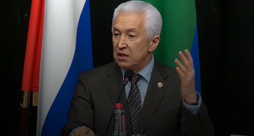 Владимир Васильев. Фото: срикншот видео ВГТРК "Дагестан". Владимир Васильев. Фото: срикншот видео ВГТРК "Дагестан".