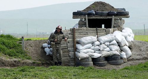 На линии соприкосновения в Нагорном Карабахе. Фото: REUTERS/Staff На линии соприкосновения в Нагорном Карабахе. Фото: REUTERS/Staff