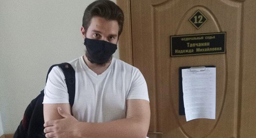 Андрей Скибенко в Пролетарском районном суде Ростова-на-Дону. Фото Валерия Люгаева для "Кавказского узла" Андрей Скибенко в Пролетарском районном суде Ростова-на-Дону. Фото Валерия Люгаева для "Кавказского узла"