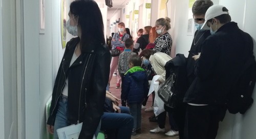Очередь в поликлинике. Фото Татьяны Филимоновой для "Кавказского узла" Очередь в поликлинике. Фото Татьяны Филимоновой для "Кавказского узла"